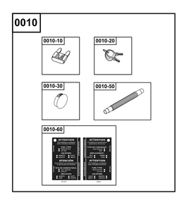Accessory Group Diagram and Parts List for 040633-00  Briggs and Stratton Generator